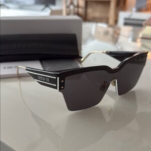 Dior M4U Mask Black & White Sunglasses 145mm